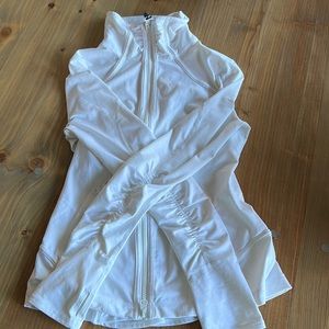 Zella fitted white jacket